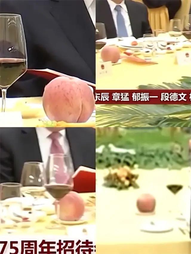 不少中國運動員在國宴後與乃大蜜桃打卡。(網上圖片)