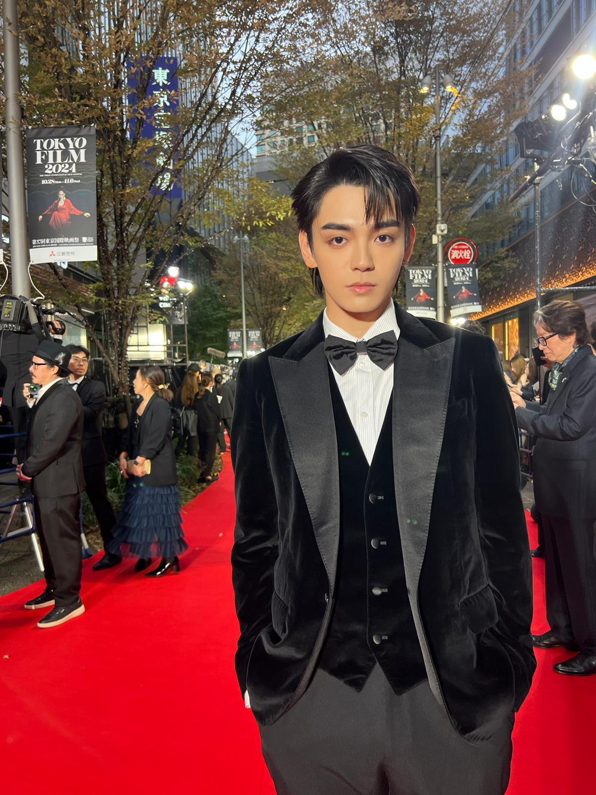 P1X3L成員George憑新片《不赦之罪》首次出席東京電影節。