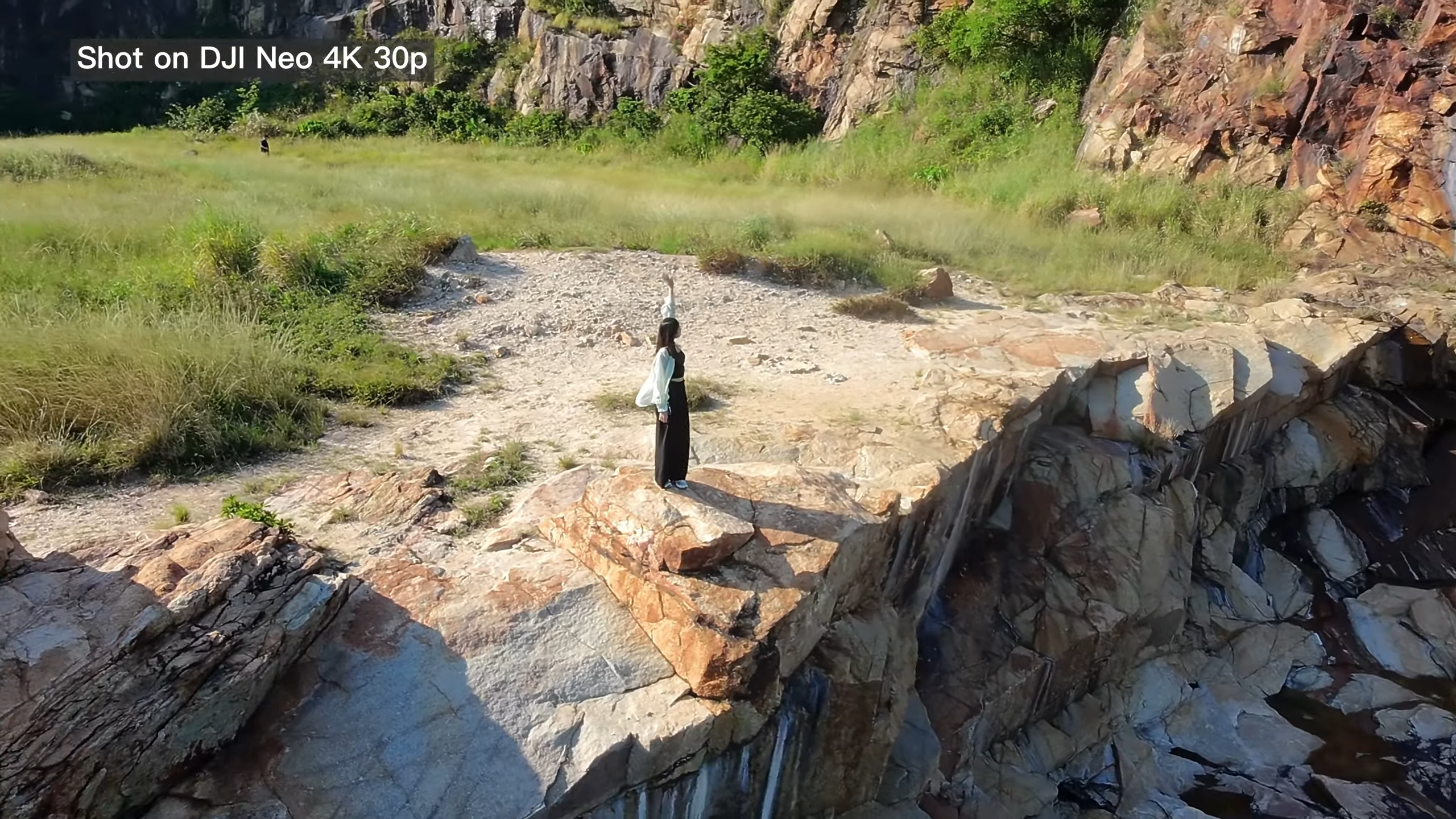 DJI NEO評測|在鯉魚門石礦場實測航拍效果。