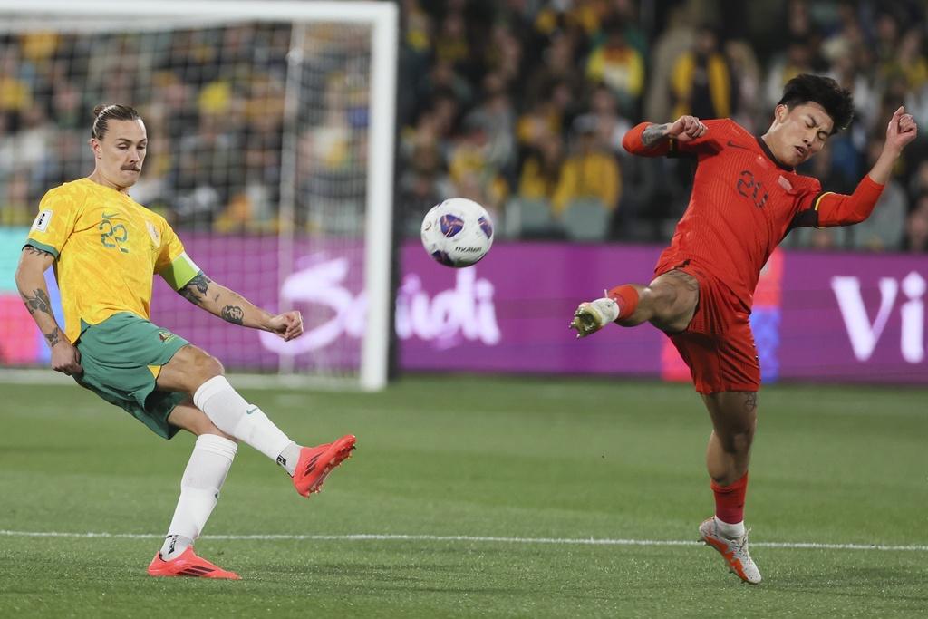 世界盃外圍賽|中國作客澳洲,中國先開紀錄。(美聯社)