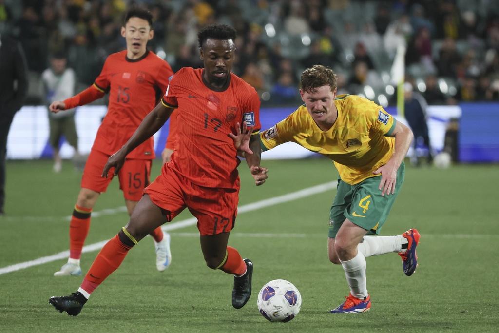 世界盃外圍賽|費南多因傷退隊,中國補選武磊。(美聯社資料圖片)