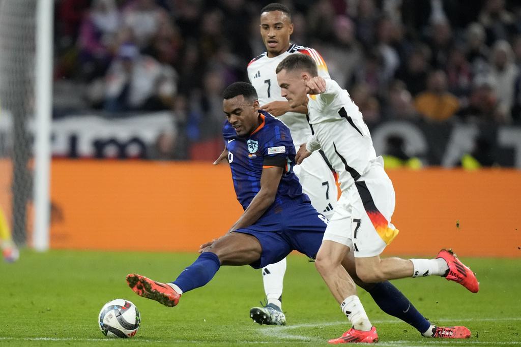 歐國聯|德國擊敗荷蘭後以10分排榜首。(美聯社)