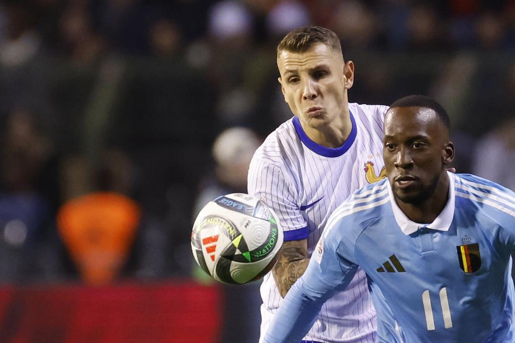 歐國聯|法國少踢一人下仍擊敗比利時。(美聯社)