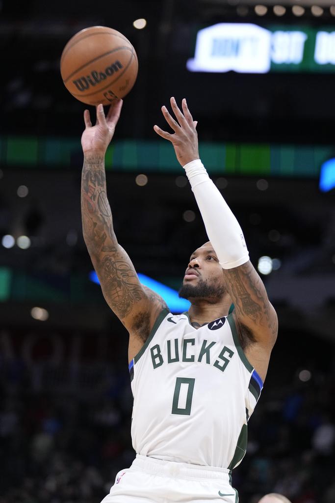 NBA三分榜| 列拿特(Damian Lillard)射入2,607球排第4。