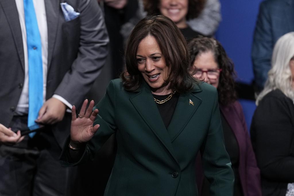 賀錦麗周一轉到威斯康辛州拉票。(美聯社)