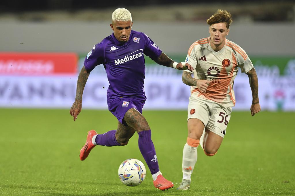 費倫天拿5:1大勝羅馬。(美聯社)