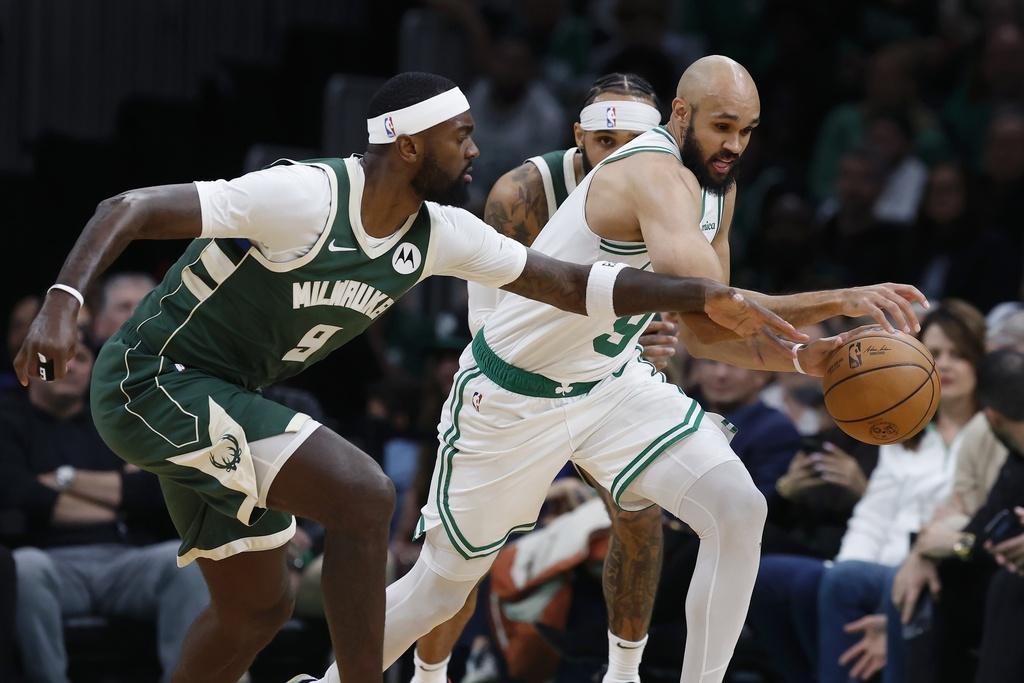 塞爾特人以119:108擊敗公鹿。(美聯社)