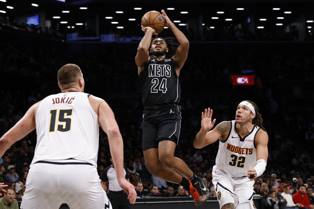 金塊加時144:139擊敗籃網。(美聯社)