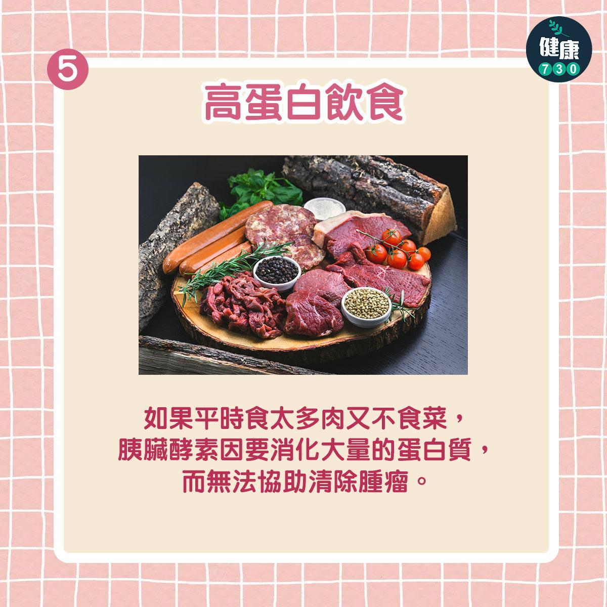 乳癌預防飲食|高蛋白飲食(am730製圖)