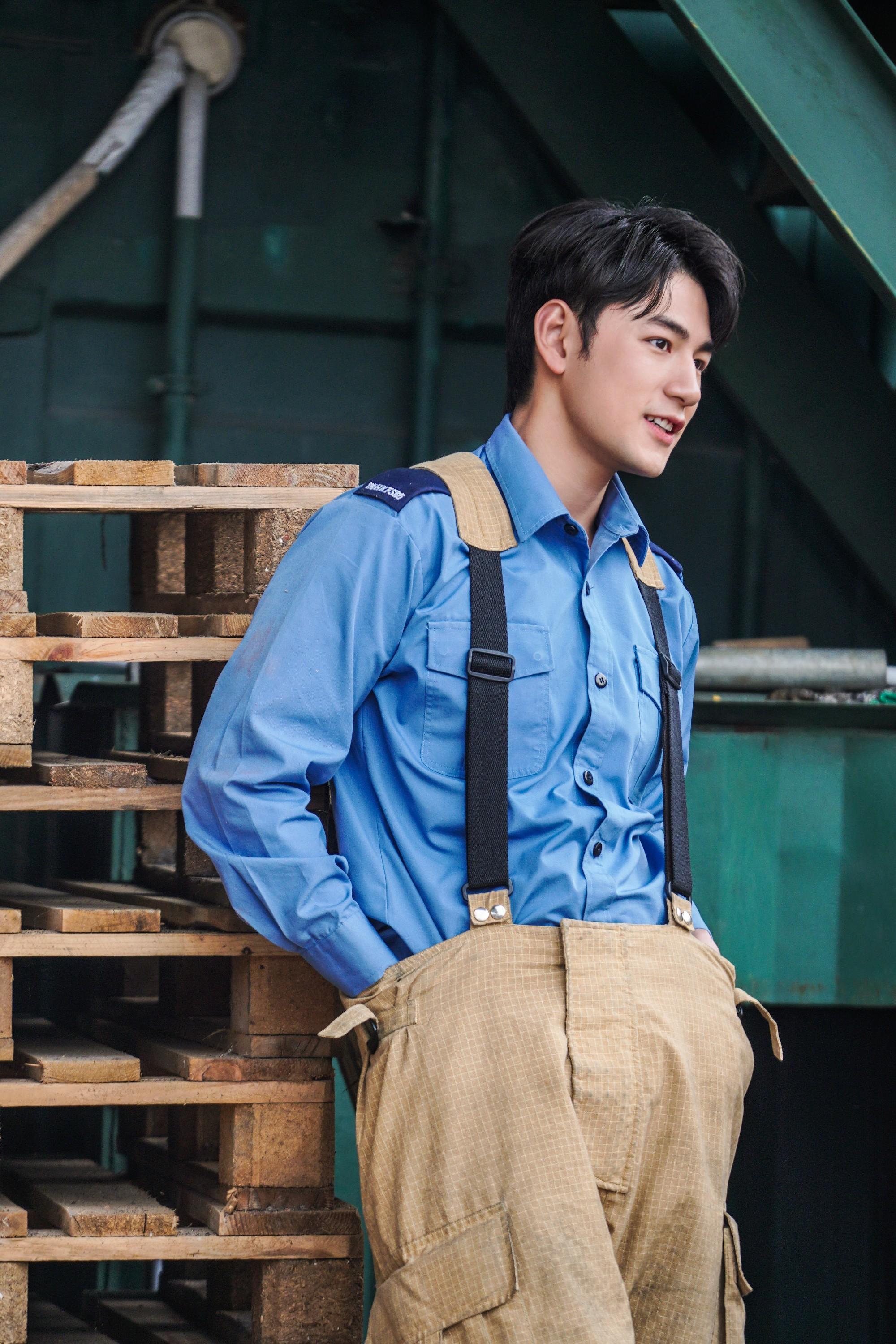 魏浚笙在《焚城》演滿腔熱向的新丁消防員「細柱」。