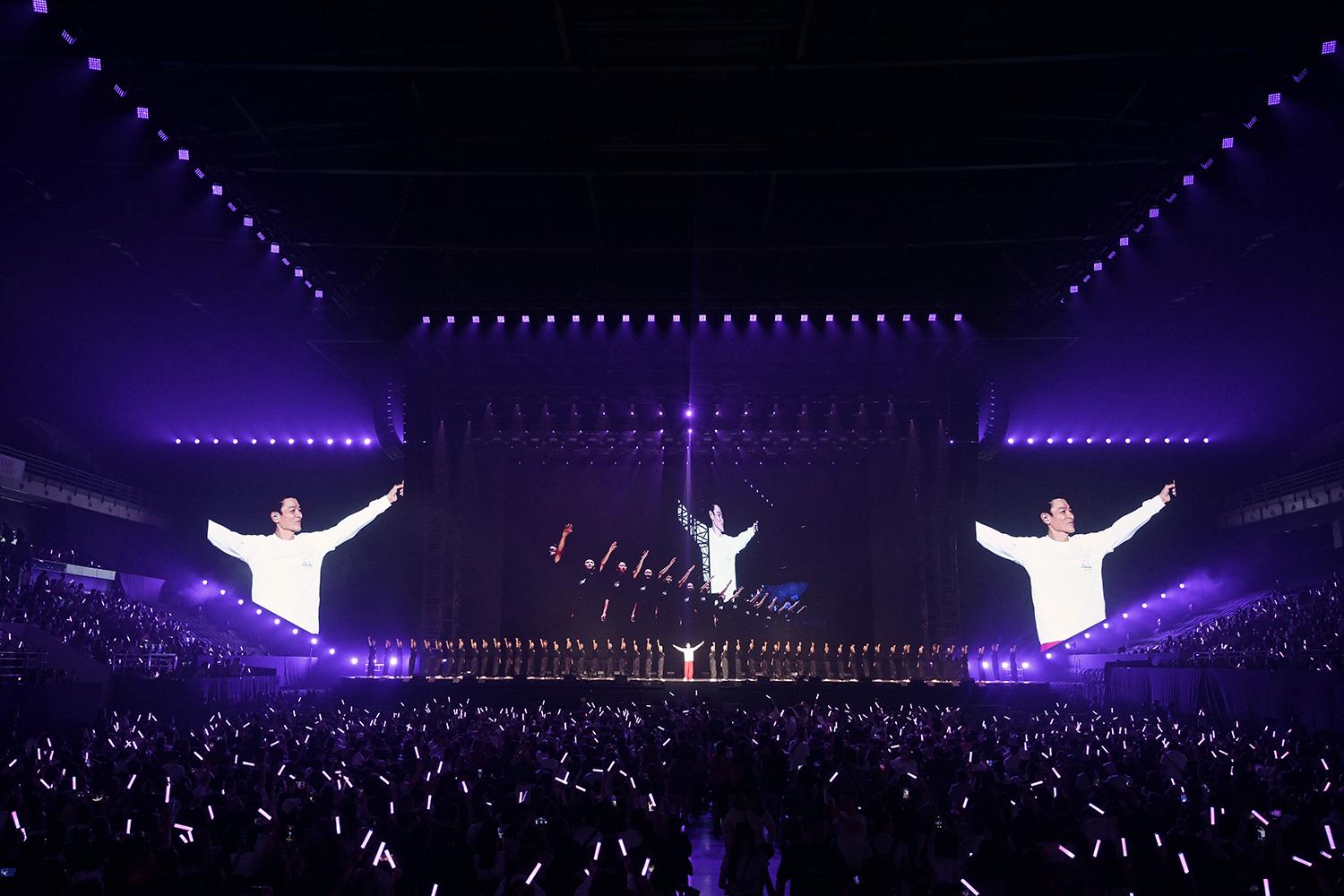 劉德華巡迴演唱會唱到馬來西亞。