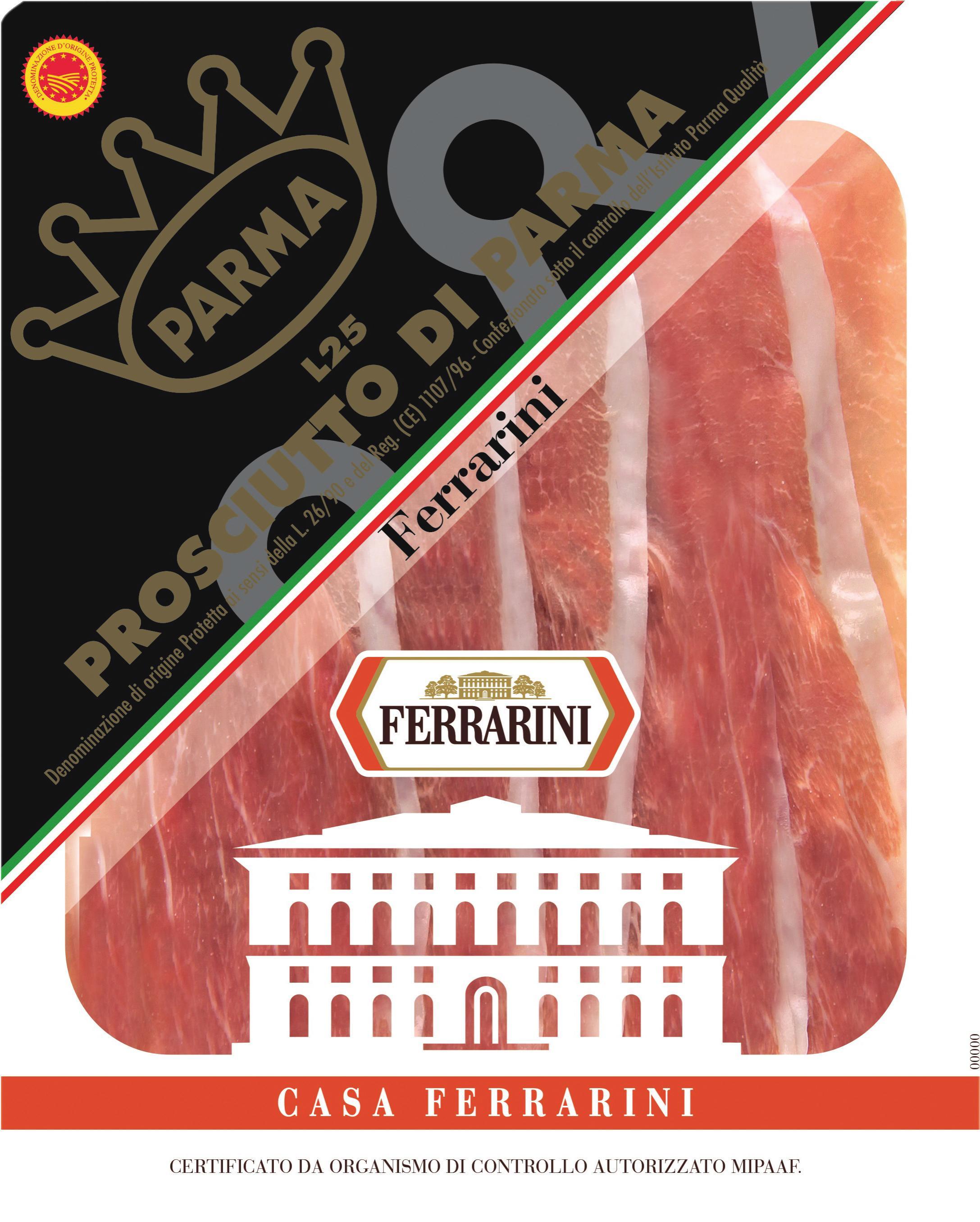 Ferrarini 意大利巴瑪火腿片18個月 (90克) 標準價:$80/件 優惠價: $65/件 折實:$57.2/件