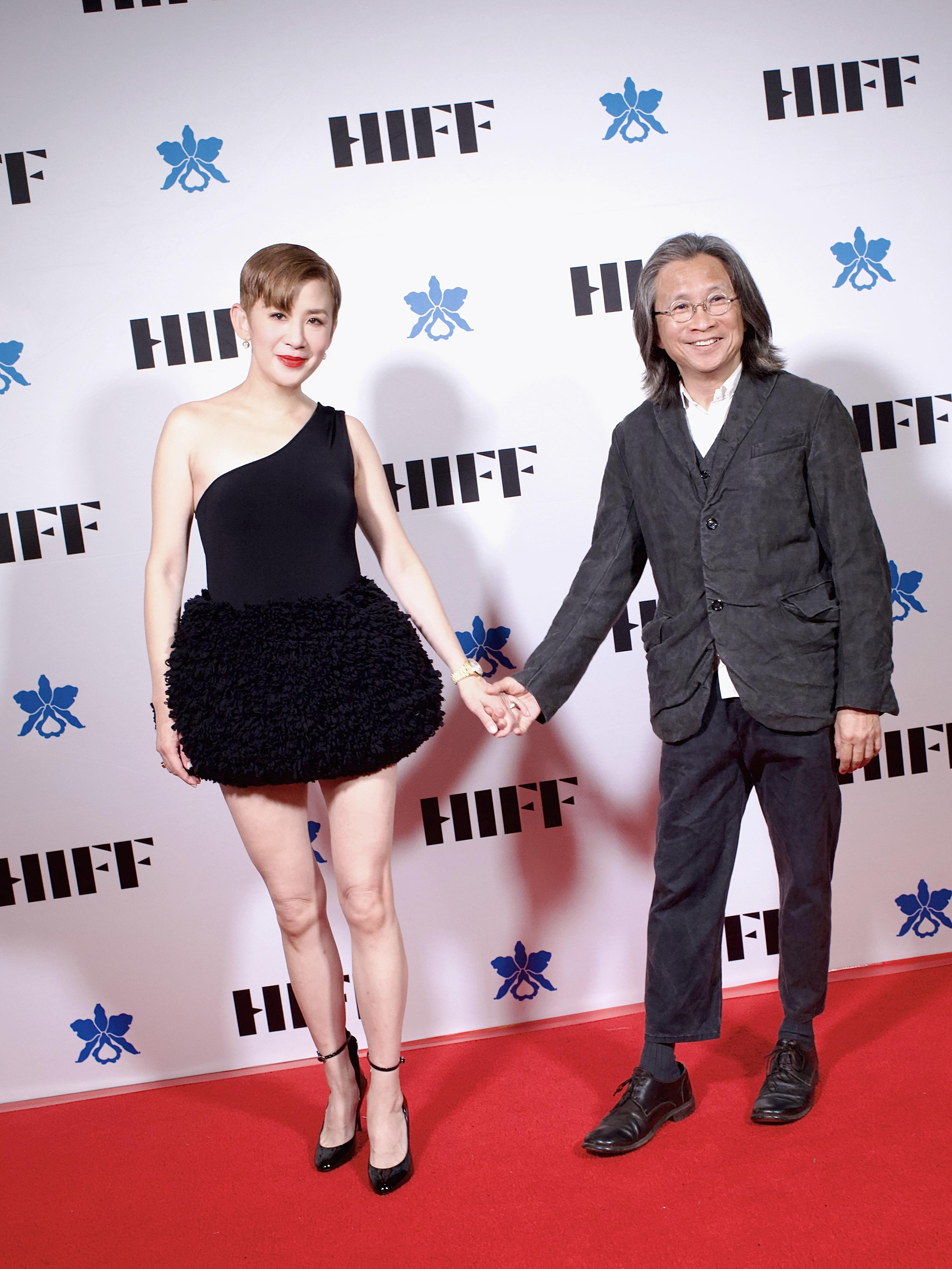 吳君如偕陳可辛飛赴夏威夷出席第44屆《夏威夷國際電影節》。