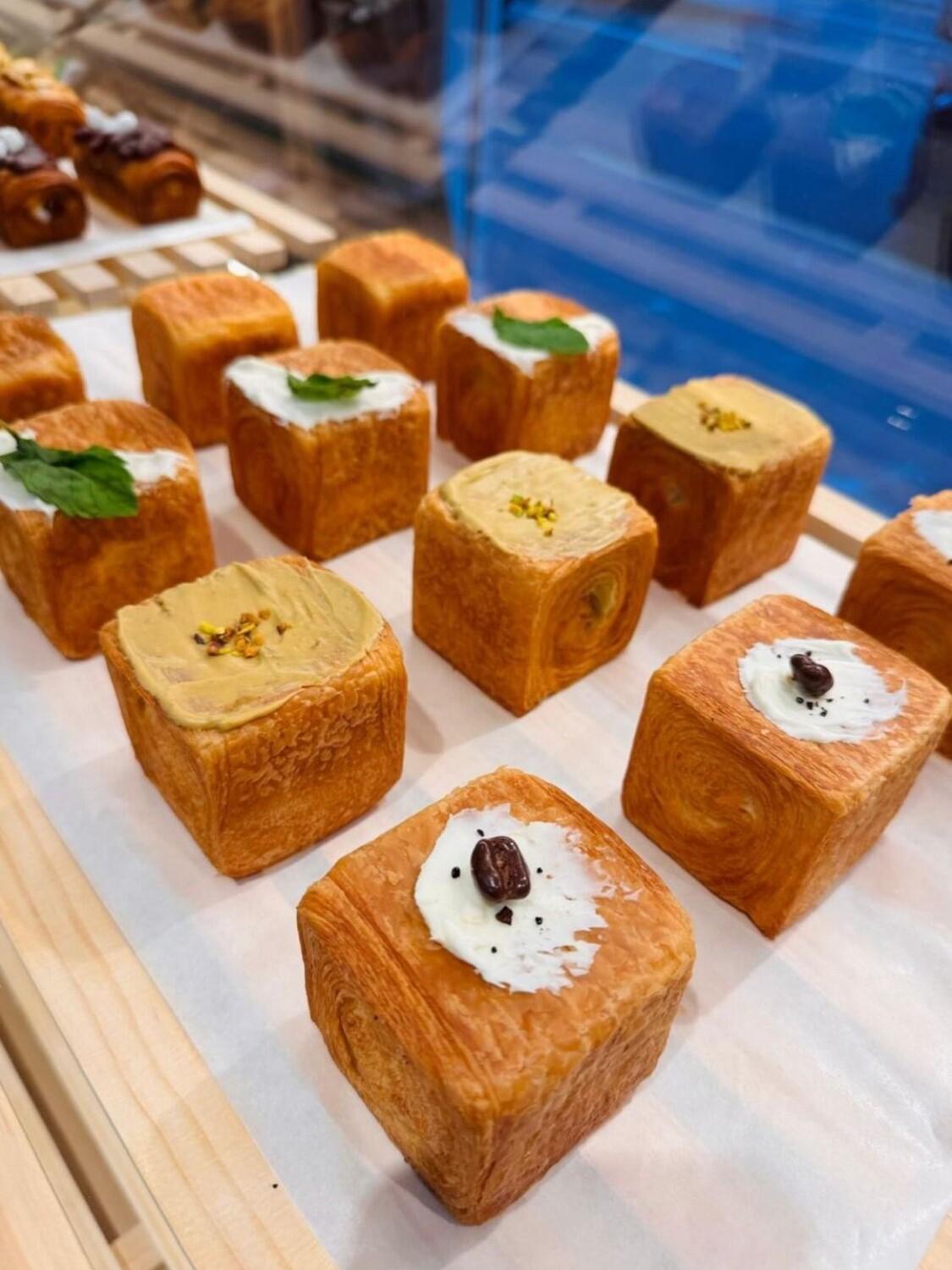 一系列骰仔牛角包(圖片來源:IG@33cubread)