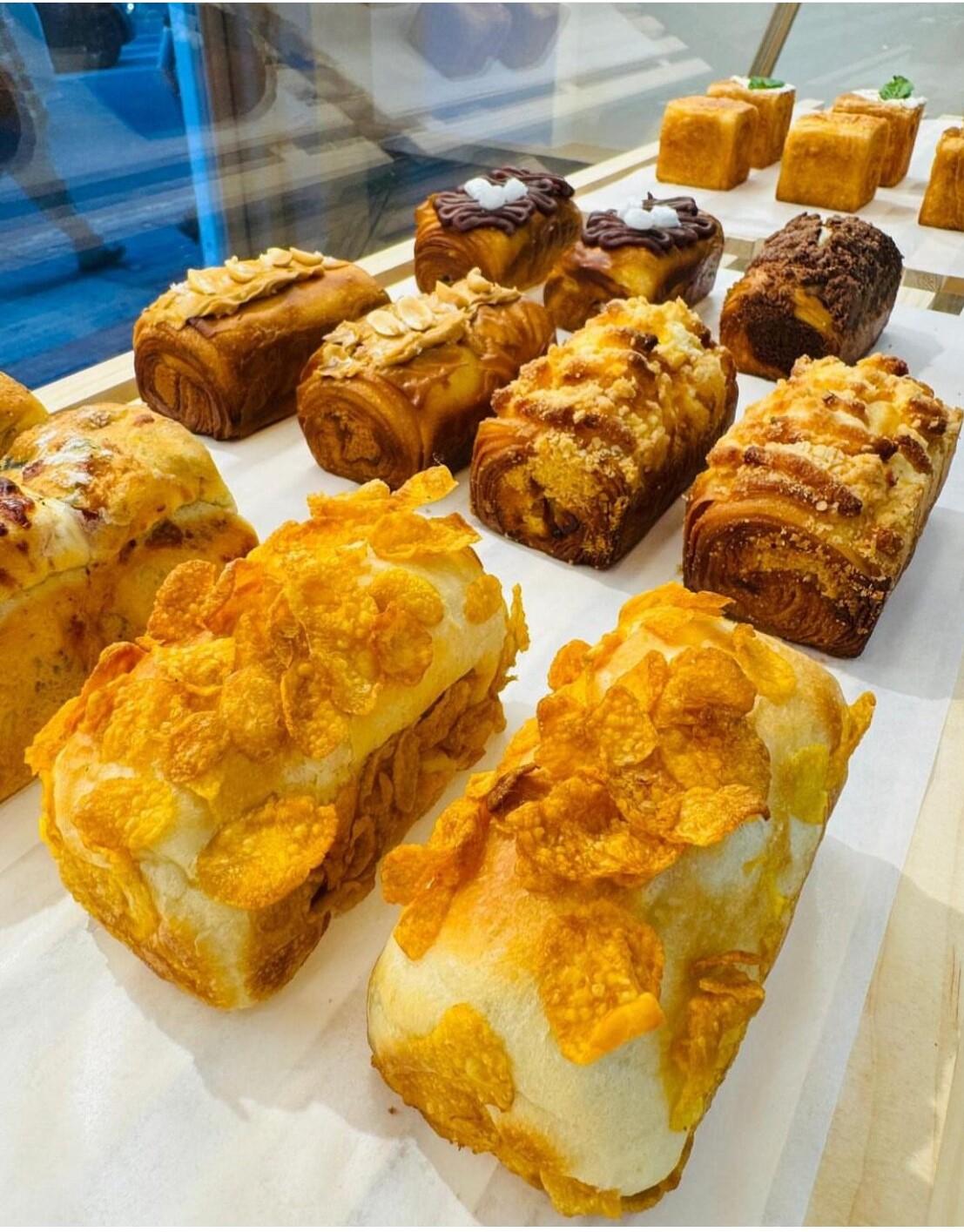 一系列丹麥酥(圖片來源:IG@33cubread)