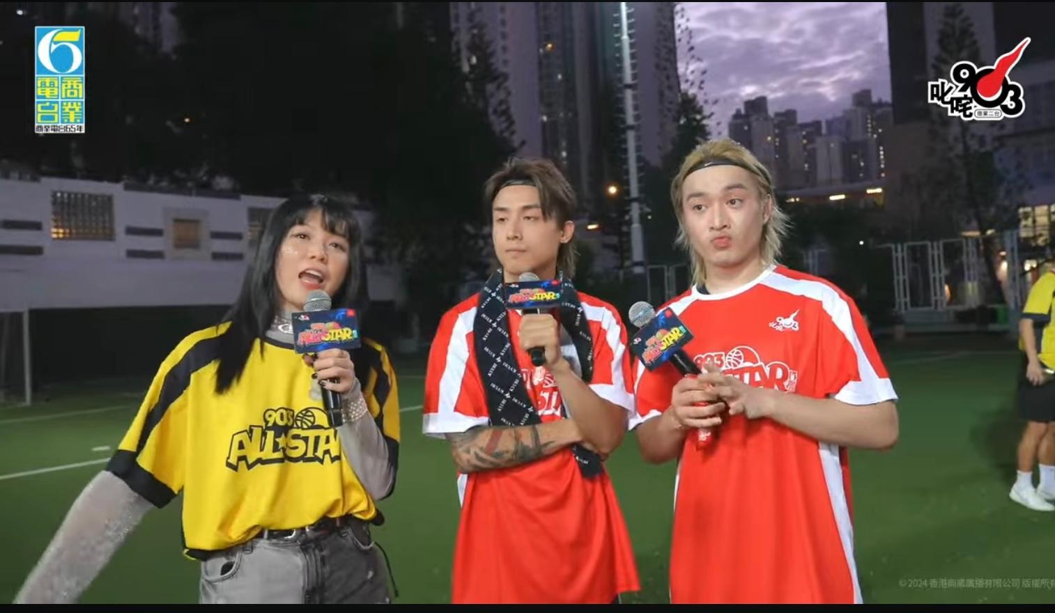 AK和Jer完賽後受訪,分享感受。