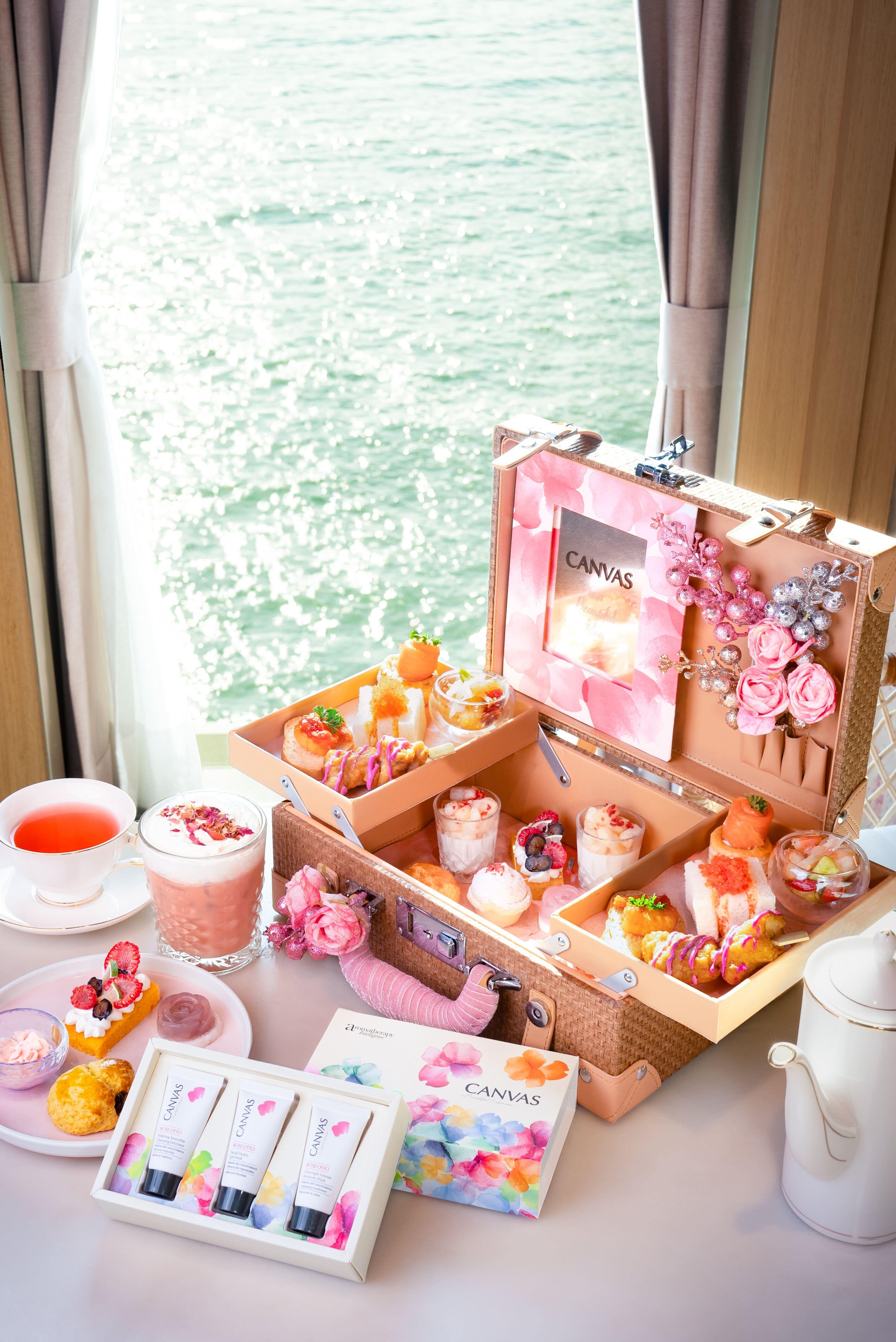 Lady Nara x CANVAS 閃耀玫瑰寶箱下午茶 正價$488兩位用,另加一服務費