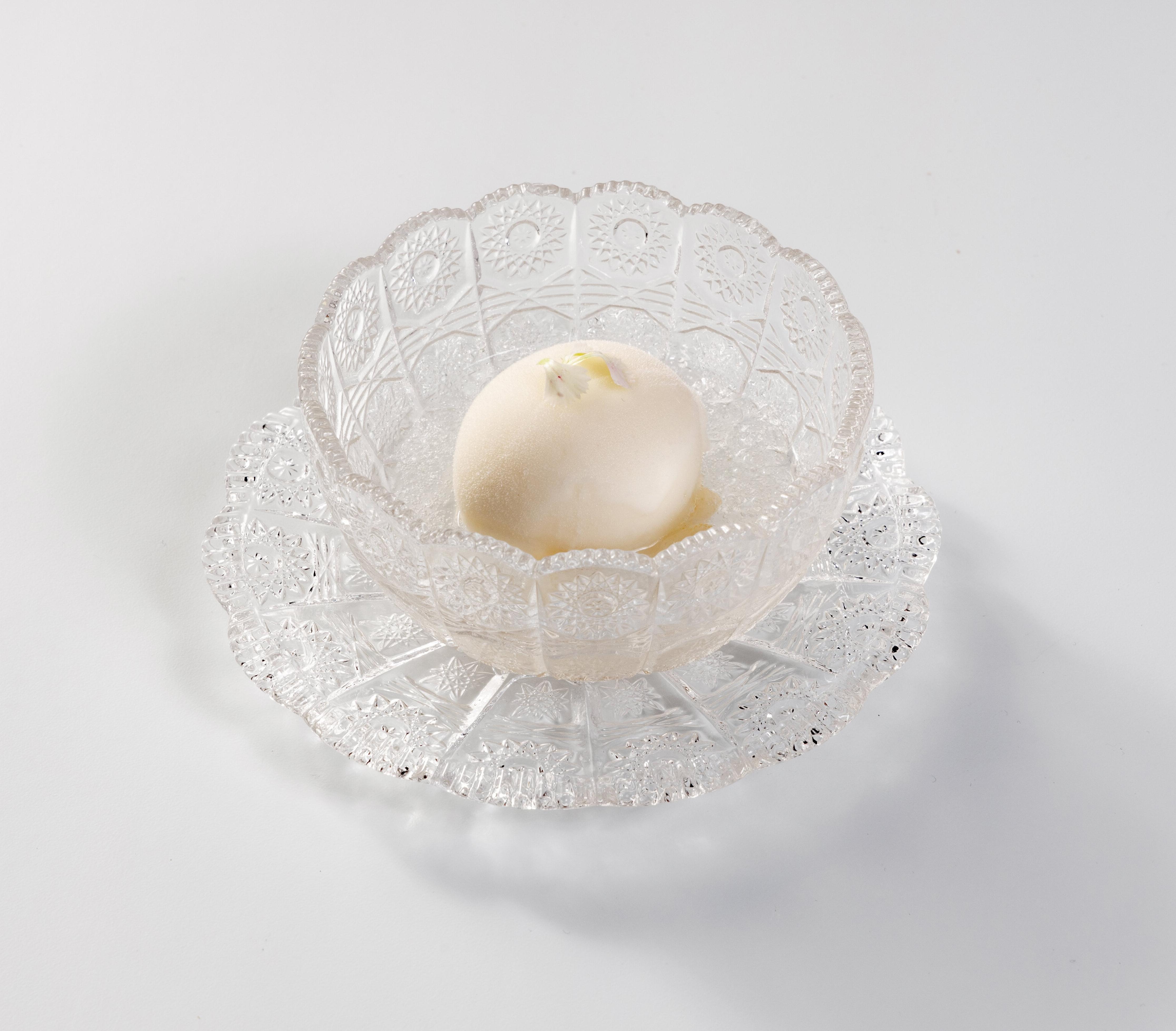 甜品山竹雪芭.桂花