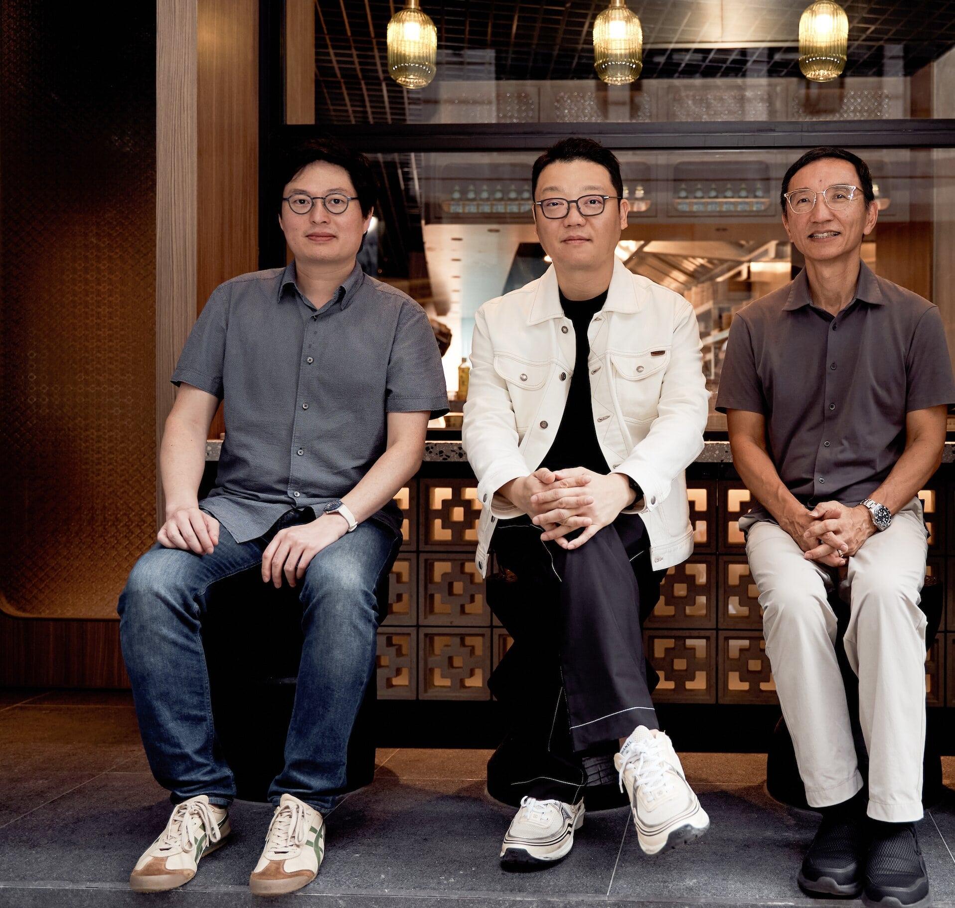 Moo-Lah創辦人Jung Sang-won、Earnest Yuan、David Sung