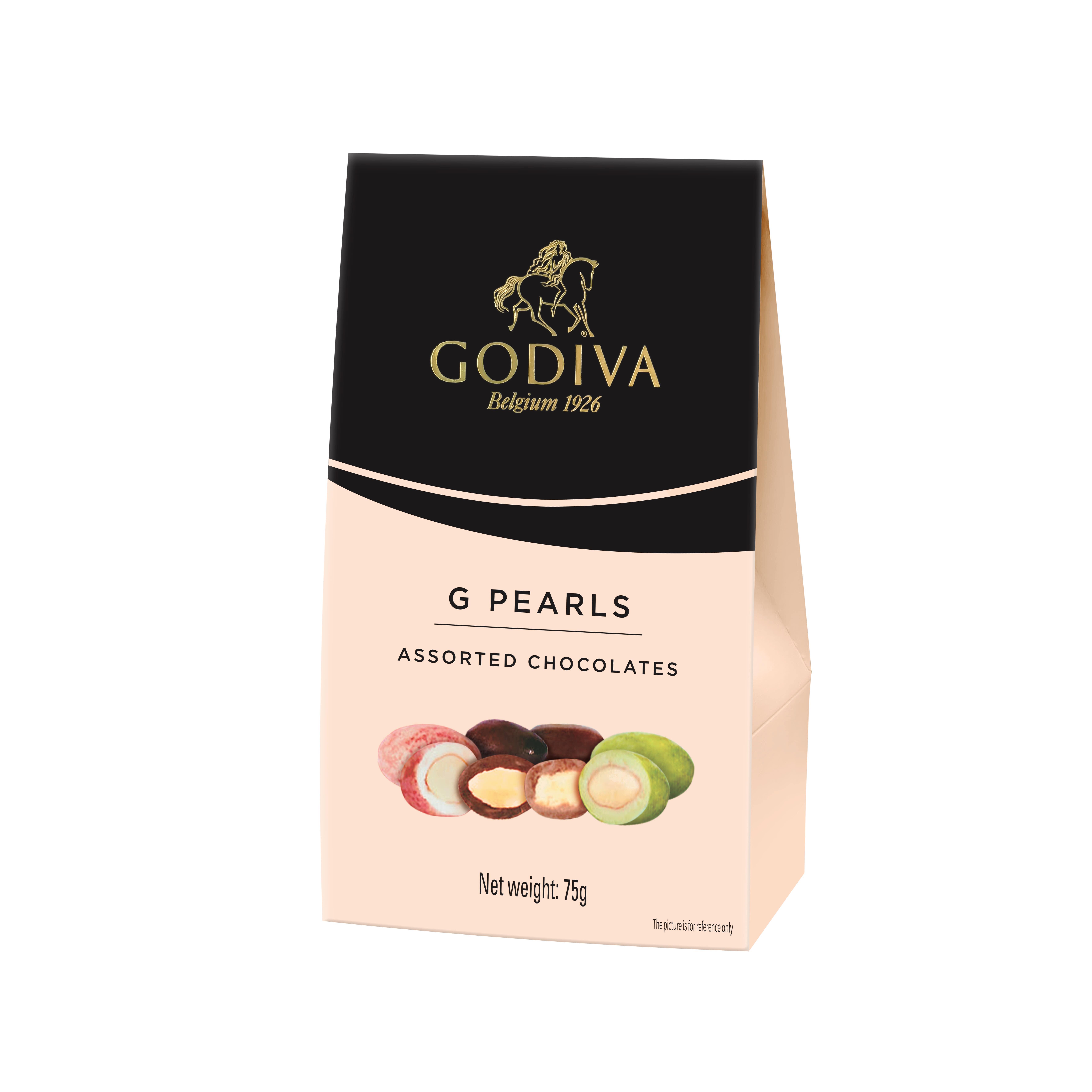 消費滿$499,即送贈GODIVA G Pearls綜合朱古力豆1份,數量有限,送完即止。