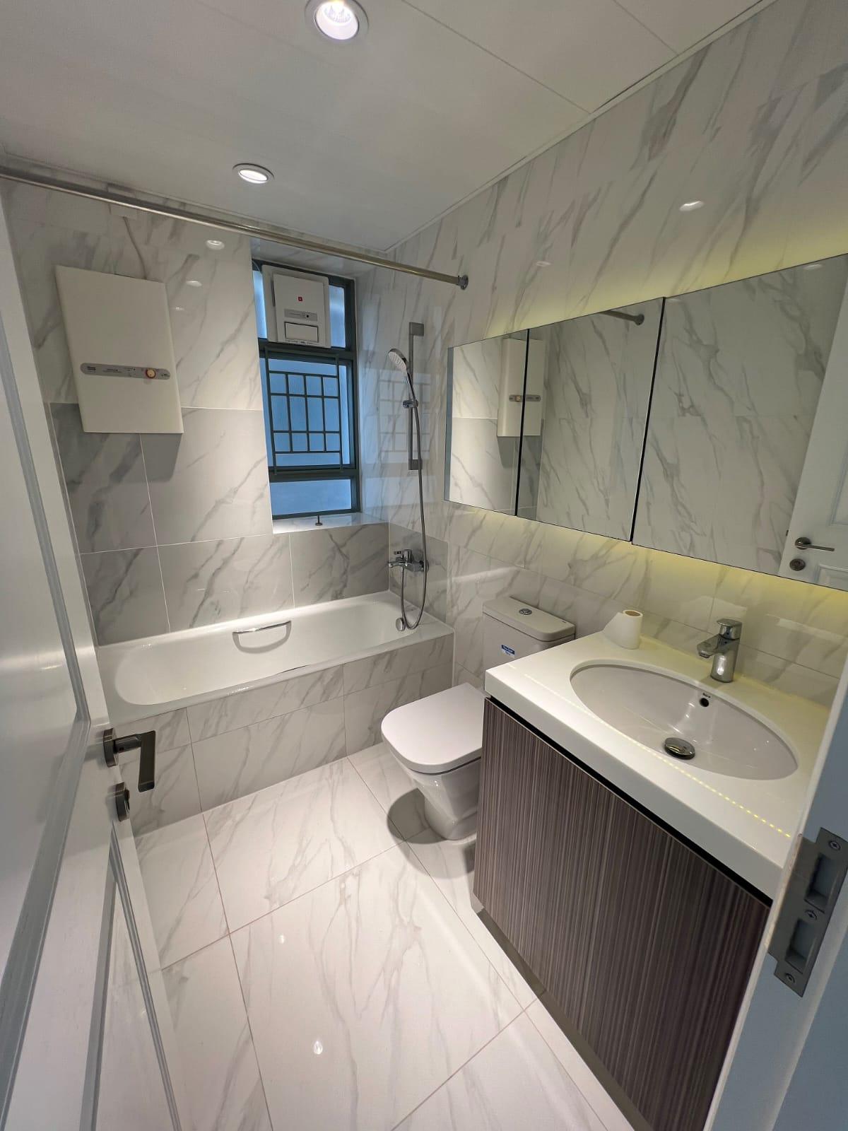 浴室裝修保養佳。(代理提供)