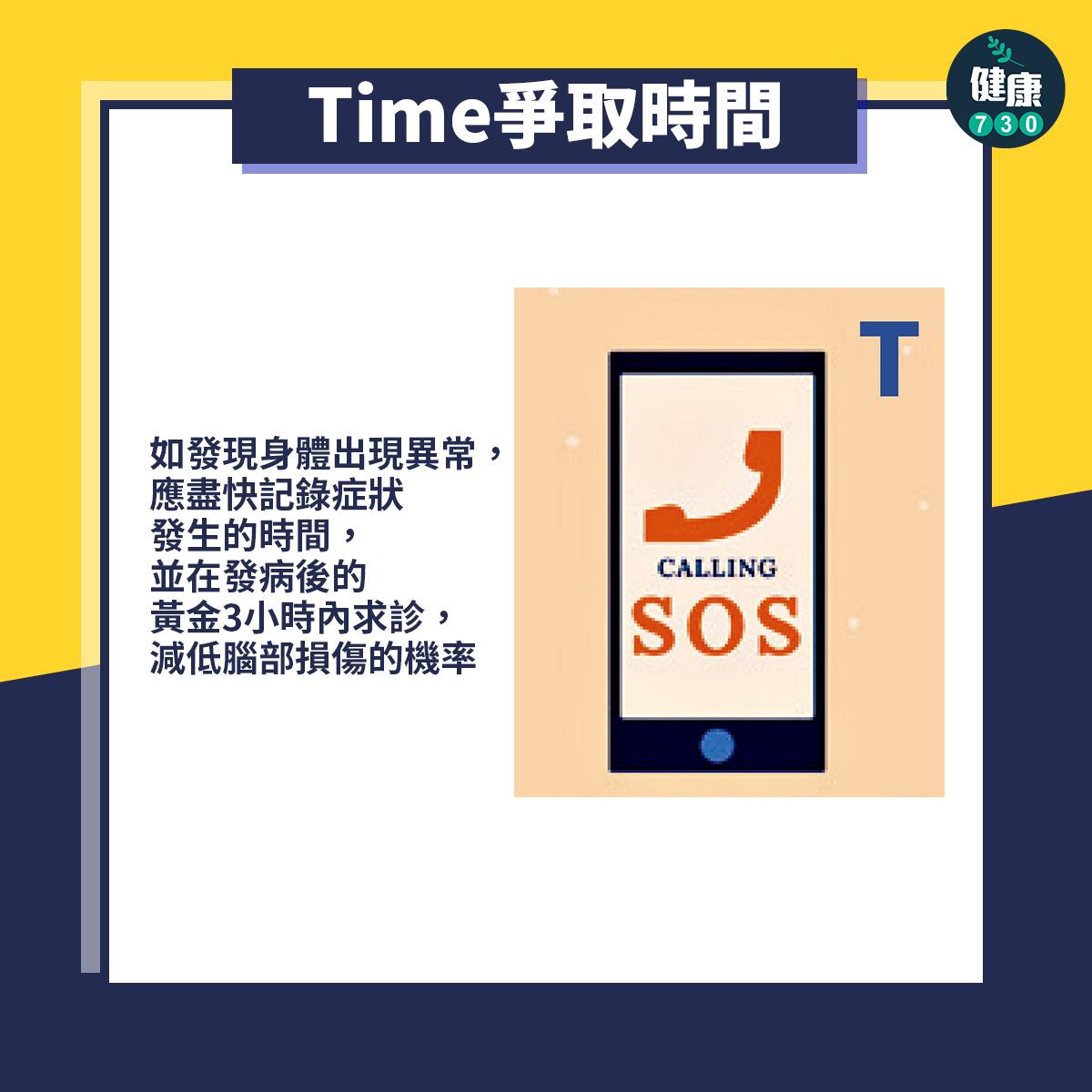 中風前兆|爭取時間(am730製圖)