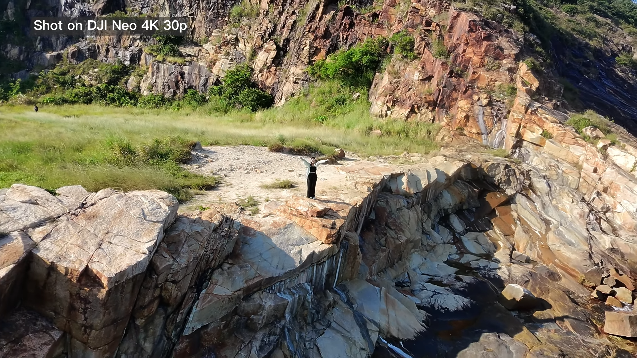 DJI NEO評測|在鯉魚門石礦場實測航拍效果。