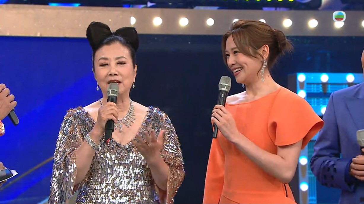 汪明荃首次演唱新歌《Make my day》表現精靈。