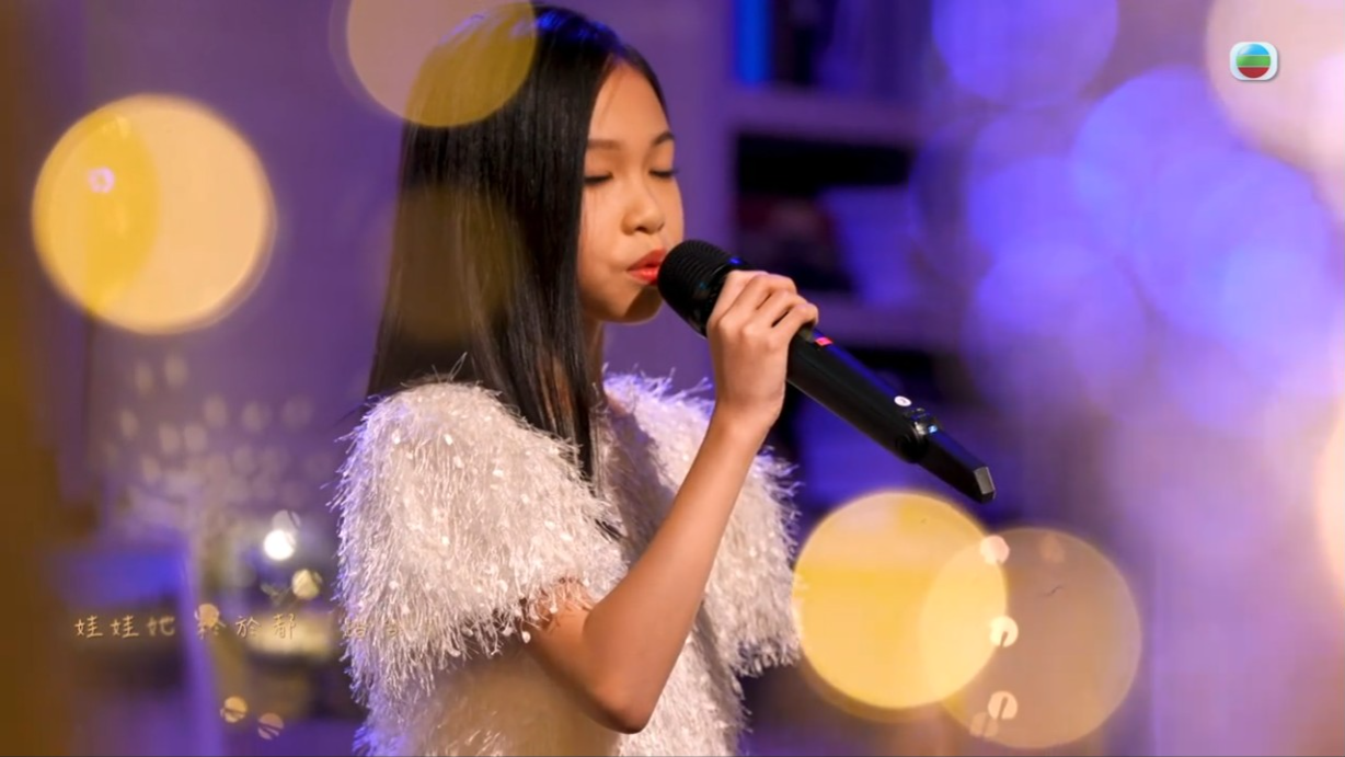 吳欣彤年紀少少上電視並不怯場,而且非常淡定。