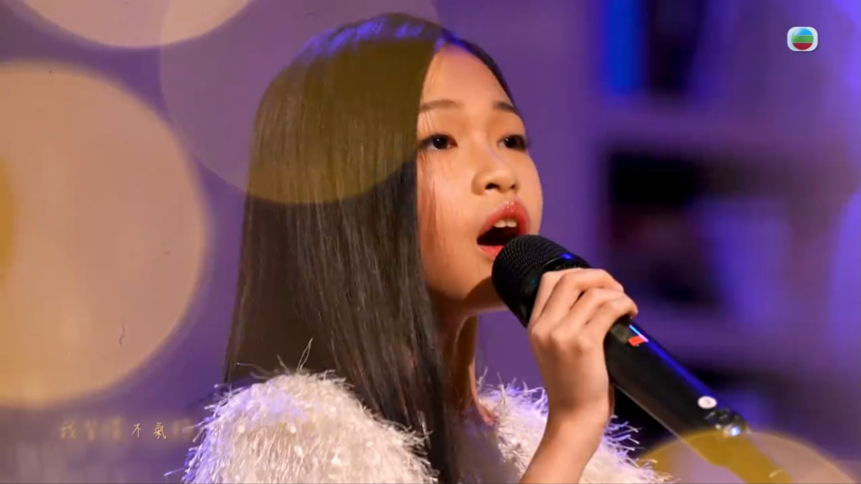 吳欣彤年紀少少上電視並不怯場,而且非常淡定。