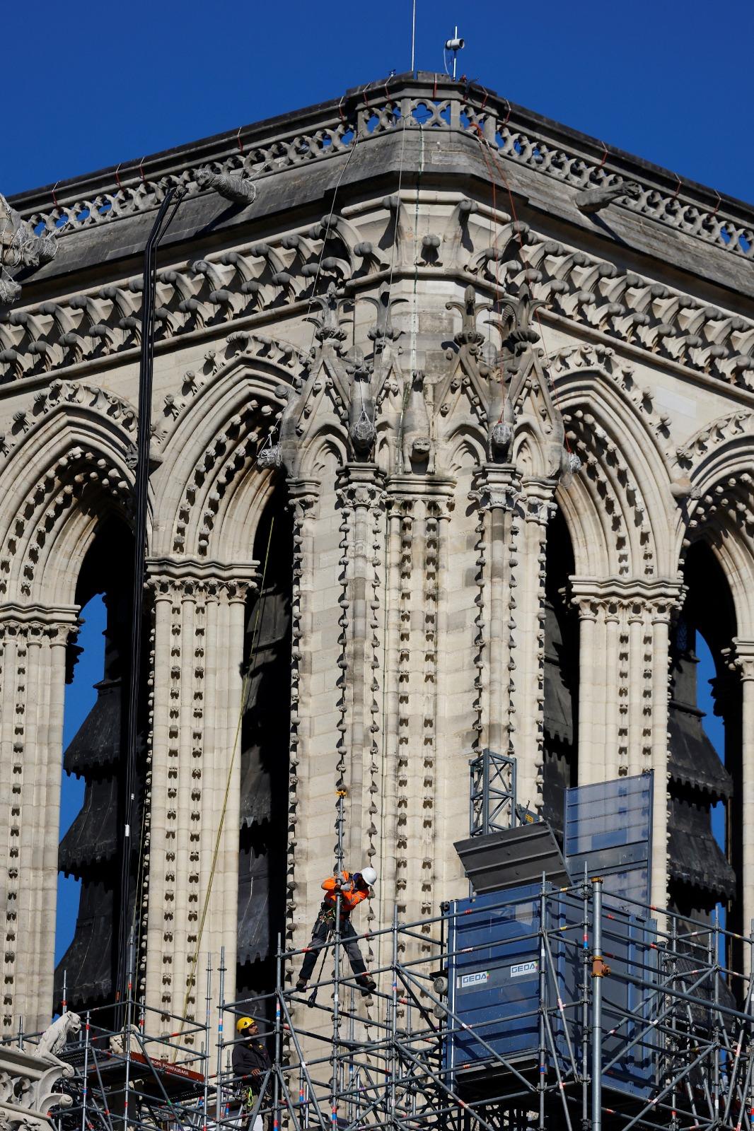巴黎聖母院將在2024年12月重開。(路透社)