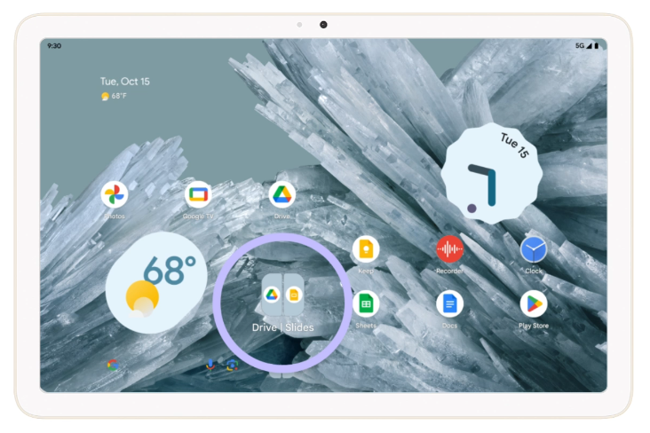Android 15新功能|常用的app能組合存放成捷徑,一按同時打開。