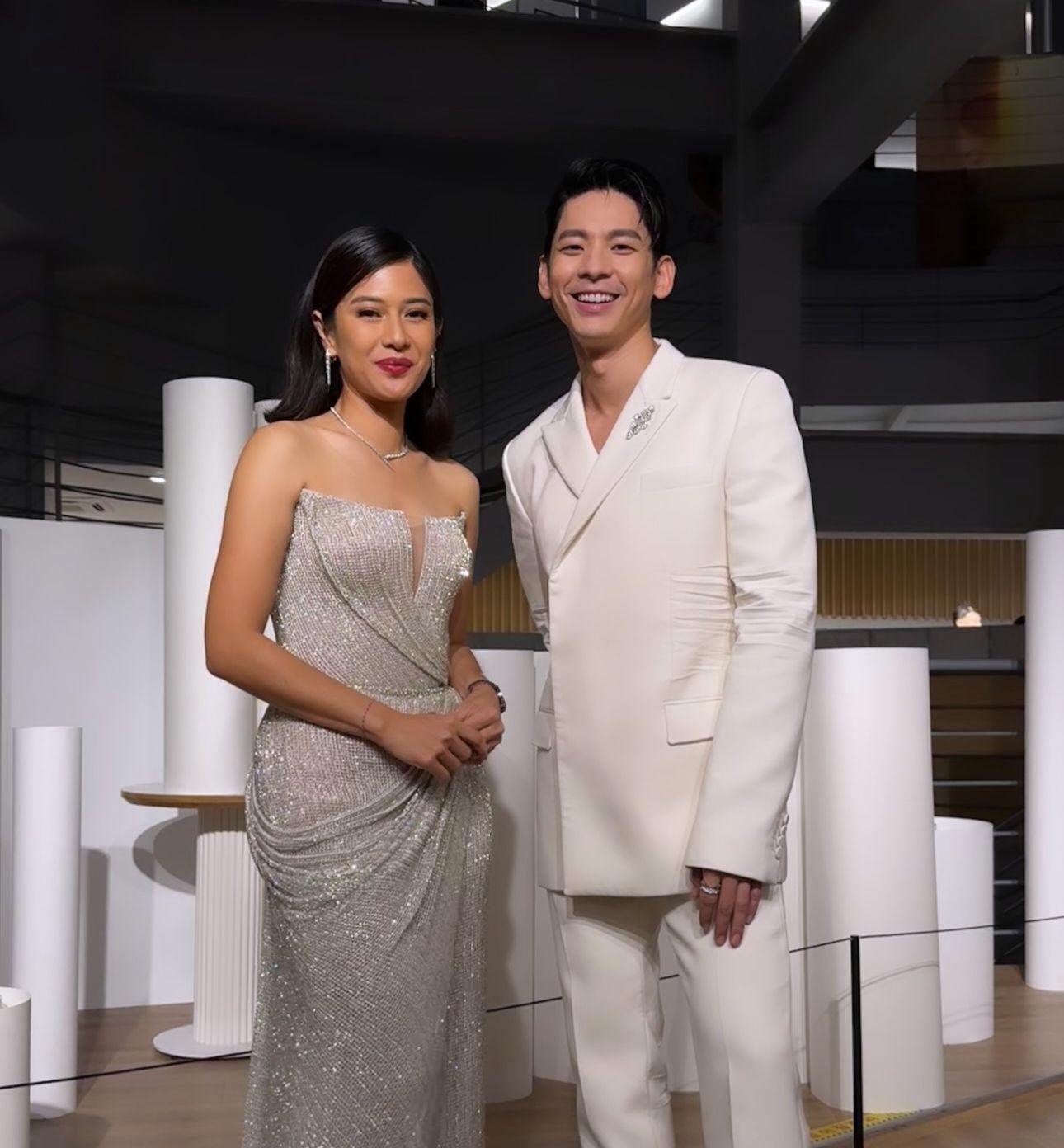 林柏宏與《香煙女孩》女星Dian Sastrowardoyo同框合照。