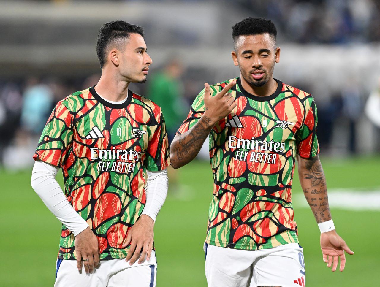 阿仙奴的馬天尼利(Gabriel Martinelli)和加比爾捷西斯(Gabriel Jesus) 近兩季進步不多。