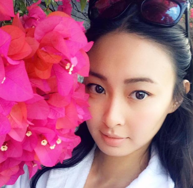 張舒雅的個人社交網頁,主要為吃喝玩樂的相片,當中亦有不少水著照。(張舒雅IG相片)