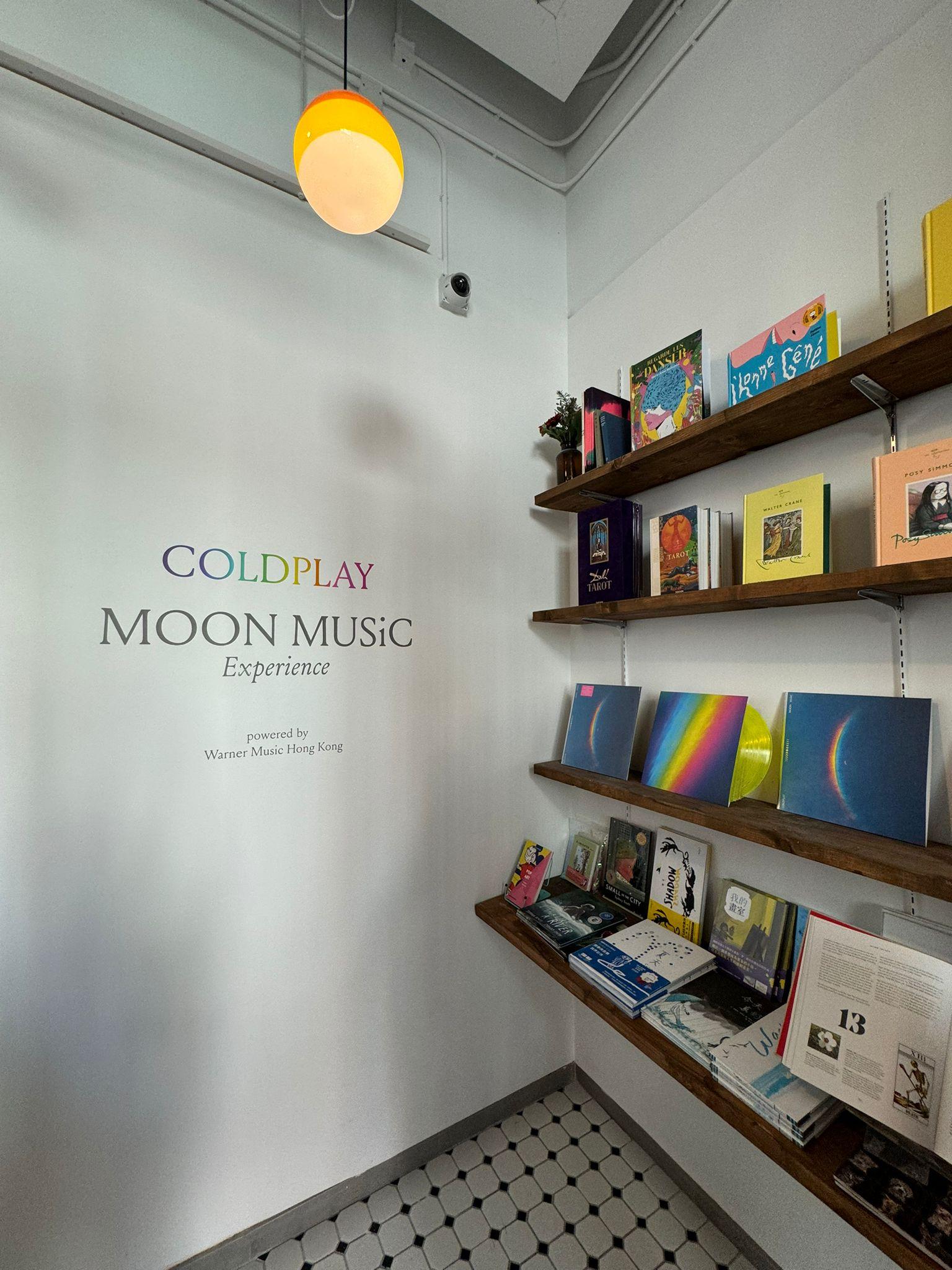 香港為Coldplay最新專輯《MOON MUSIC》開設快閃店。
