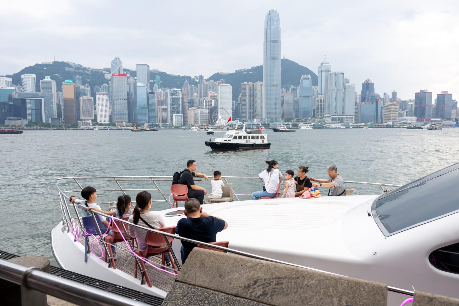 維港今晚將有煙花匯演。(陳奕釗攝)