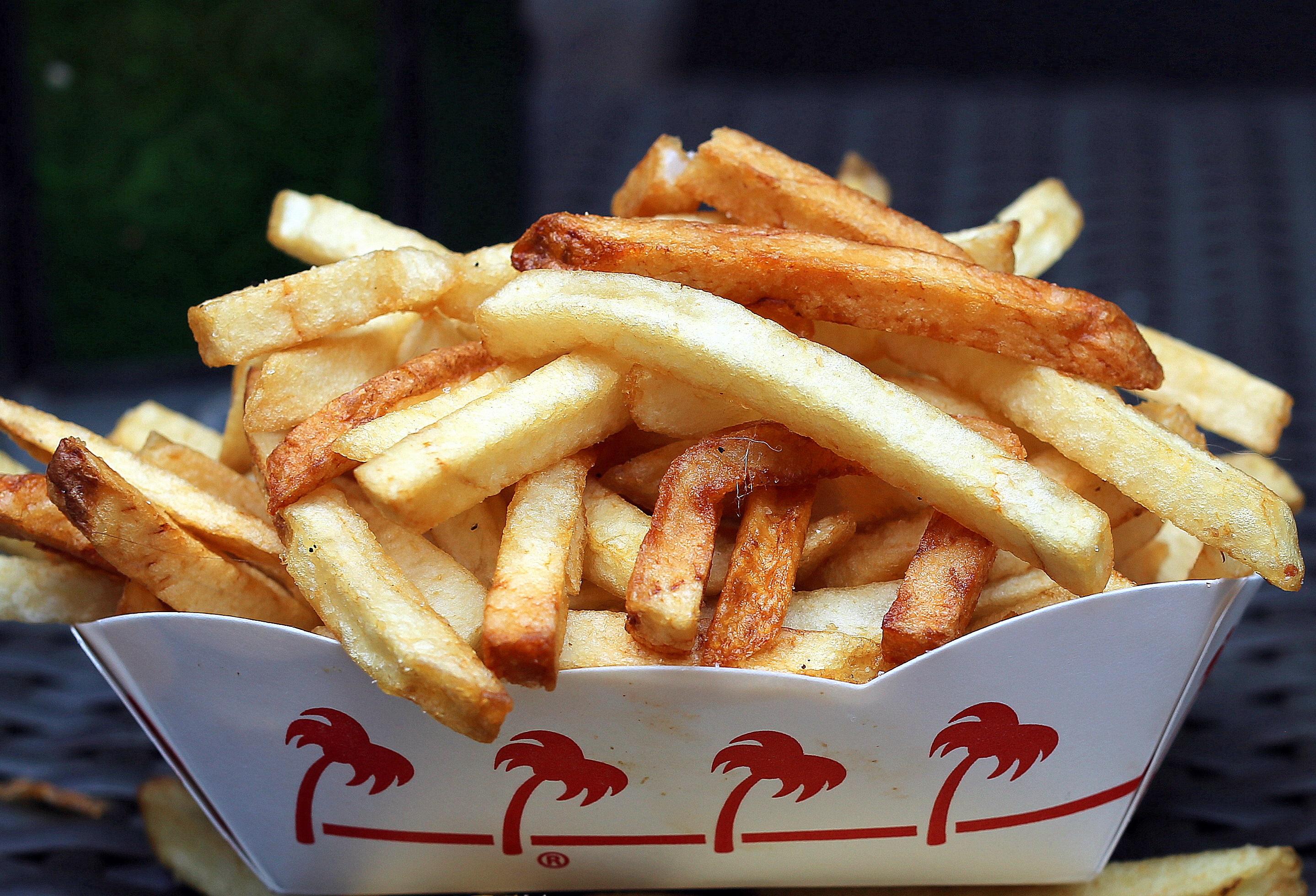 In-N-Out薯條。(互聯網)