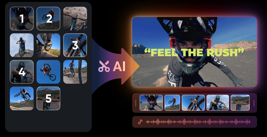Insta360 Ace Pro 2新增AI自動剪輯功能。