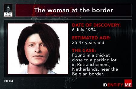 國際刑警「Identify Me」行動公布的女性受害者資訊。(互聯網)