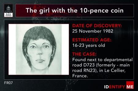 國際刑警「Identify Me」行動公布的女性受害者資訊。(互聯網)