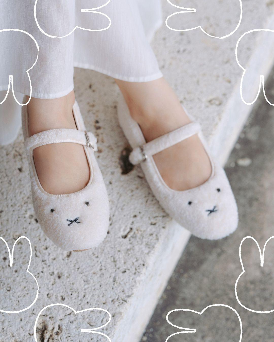 Miffy Fuzzy Sandals $590
