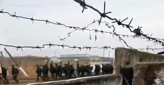 早前有片段流出,稱北韓士兵抵達俄羅斯。(資料圖片)