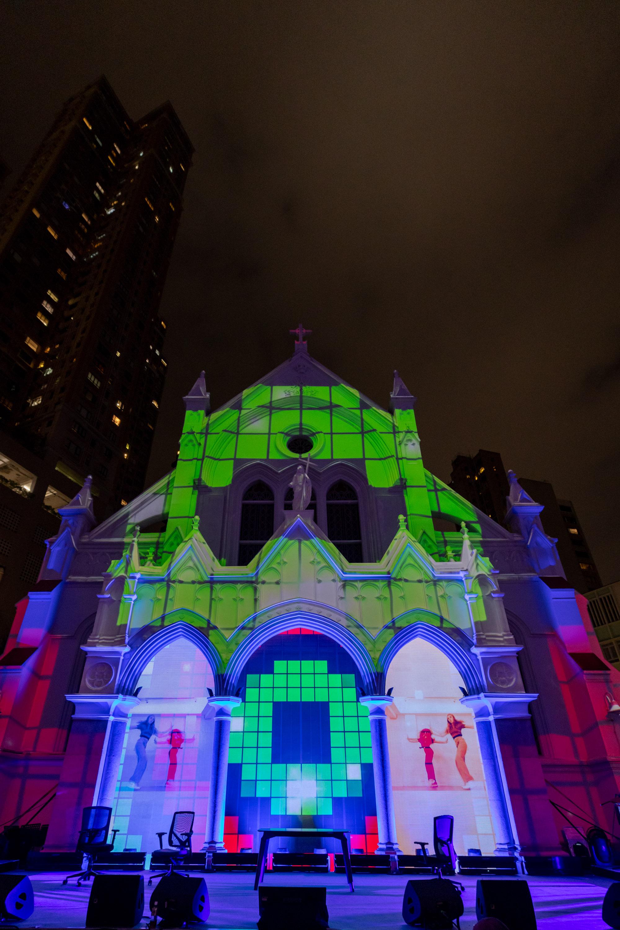 一級歷史建築香港天主教聖母無原罪主教座堂成就美不勝收夢幻場景。