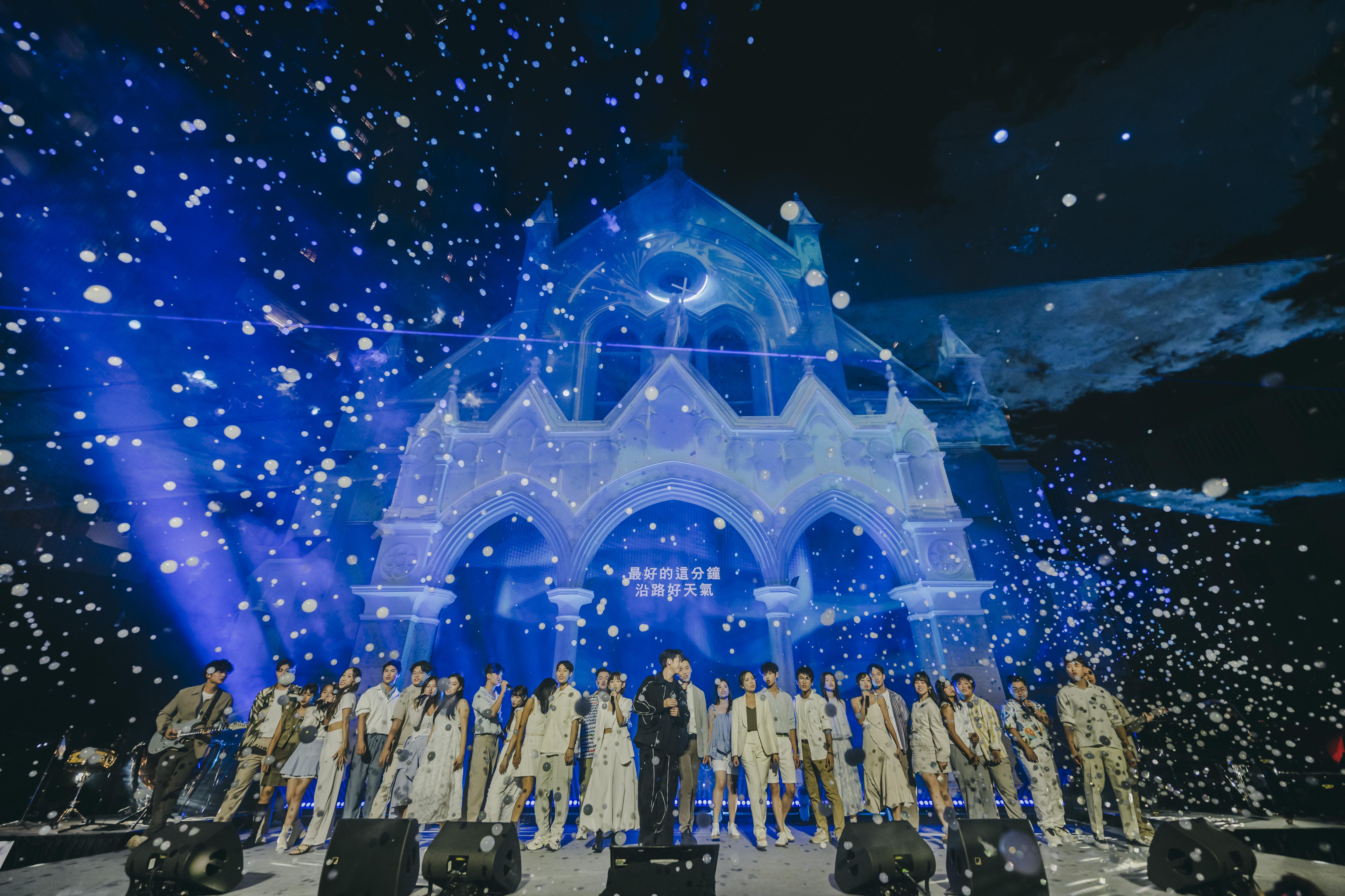 一級歷史建築香港天主教聖母無原罪主教座堂成就美不勝收夢幻場景。