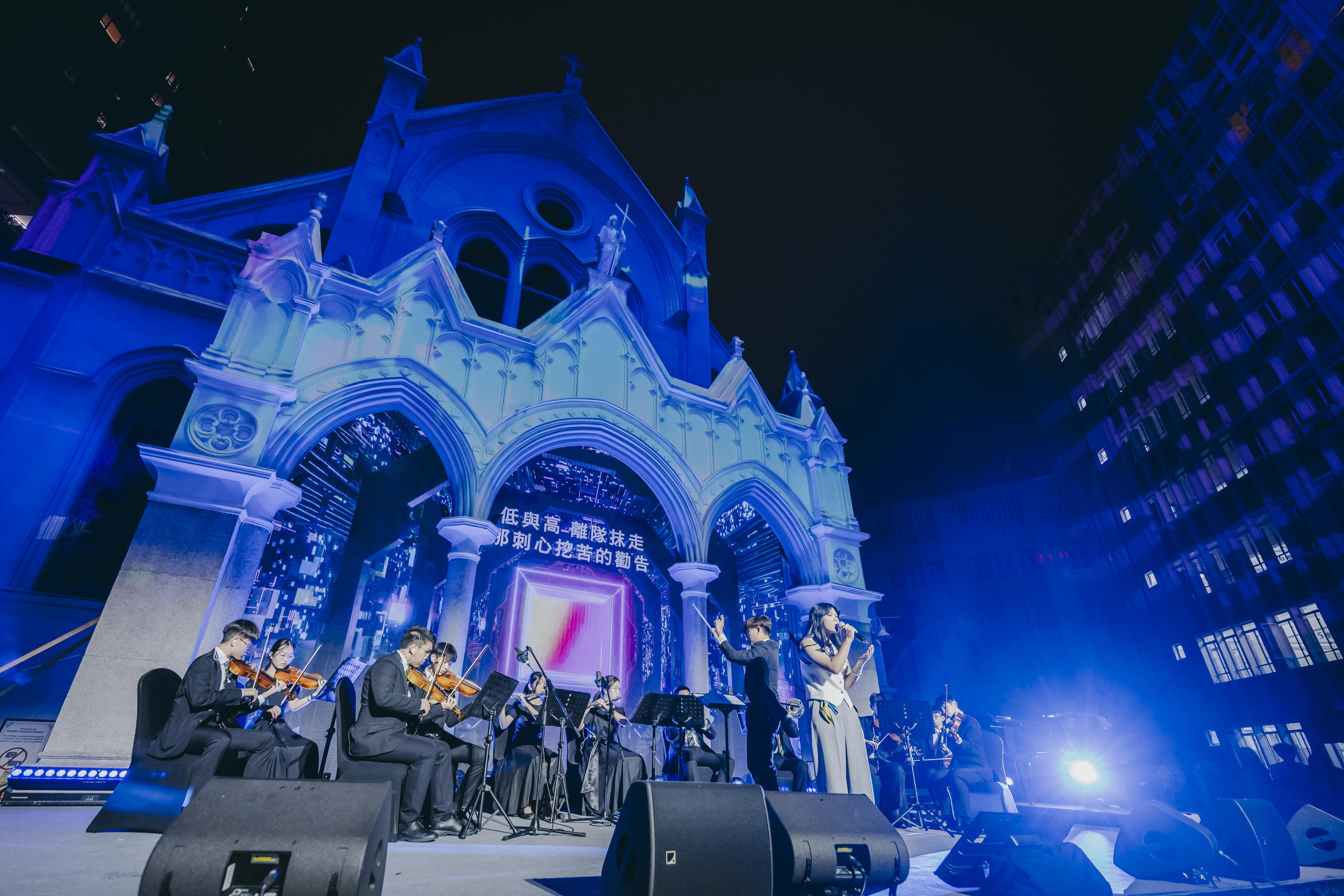 一級歷史建築香港天主教聖母無原罪主教座堂成就美不勝收夢幻場景。