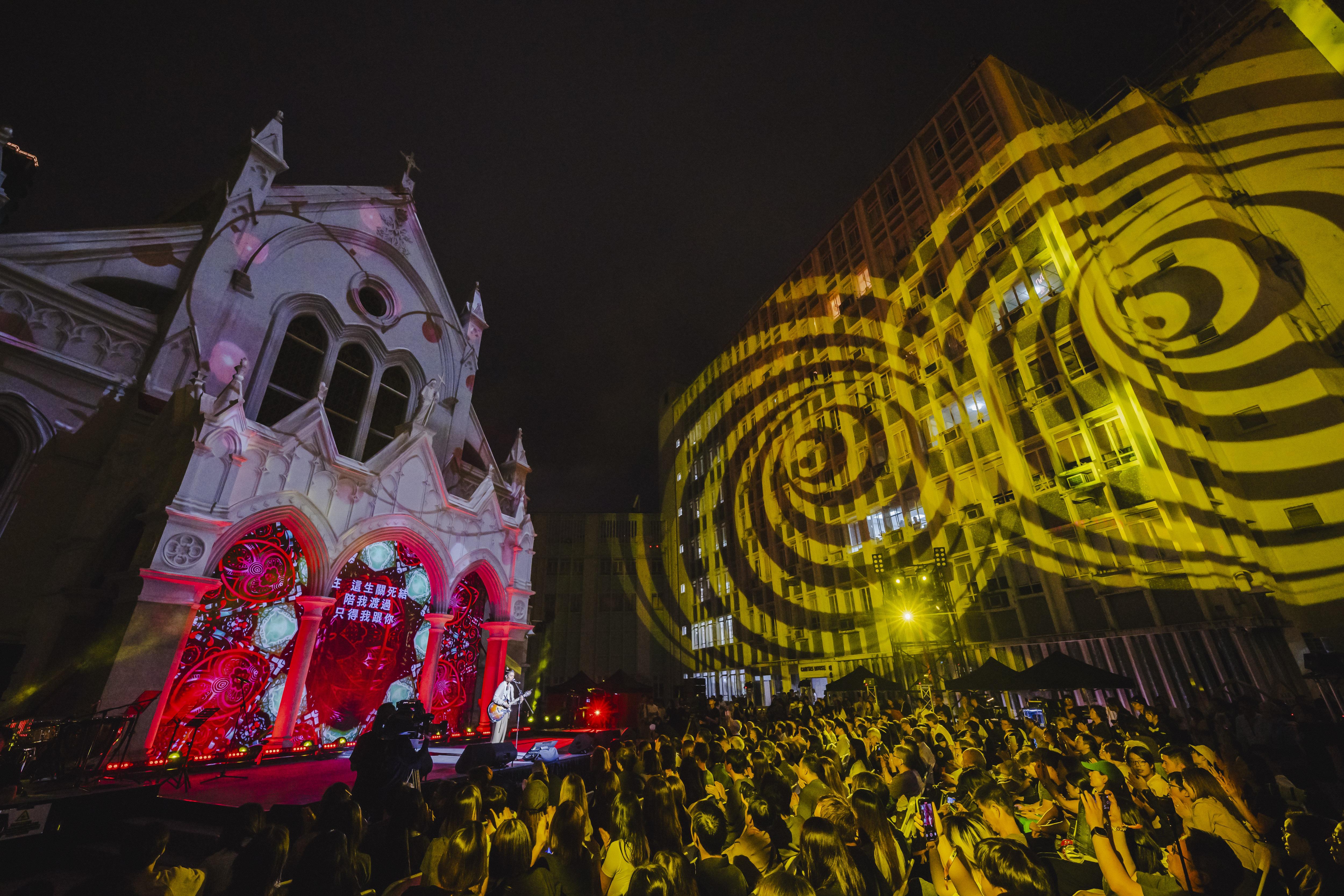 一級歷史建築香港天主教聖母無原罪主教座堂成就美不勝收夢幻場景。