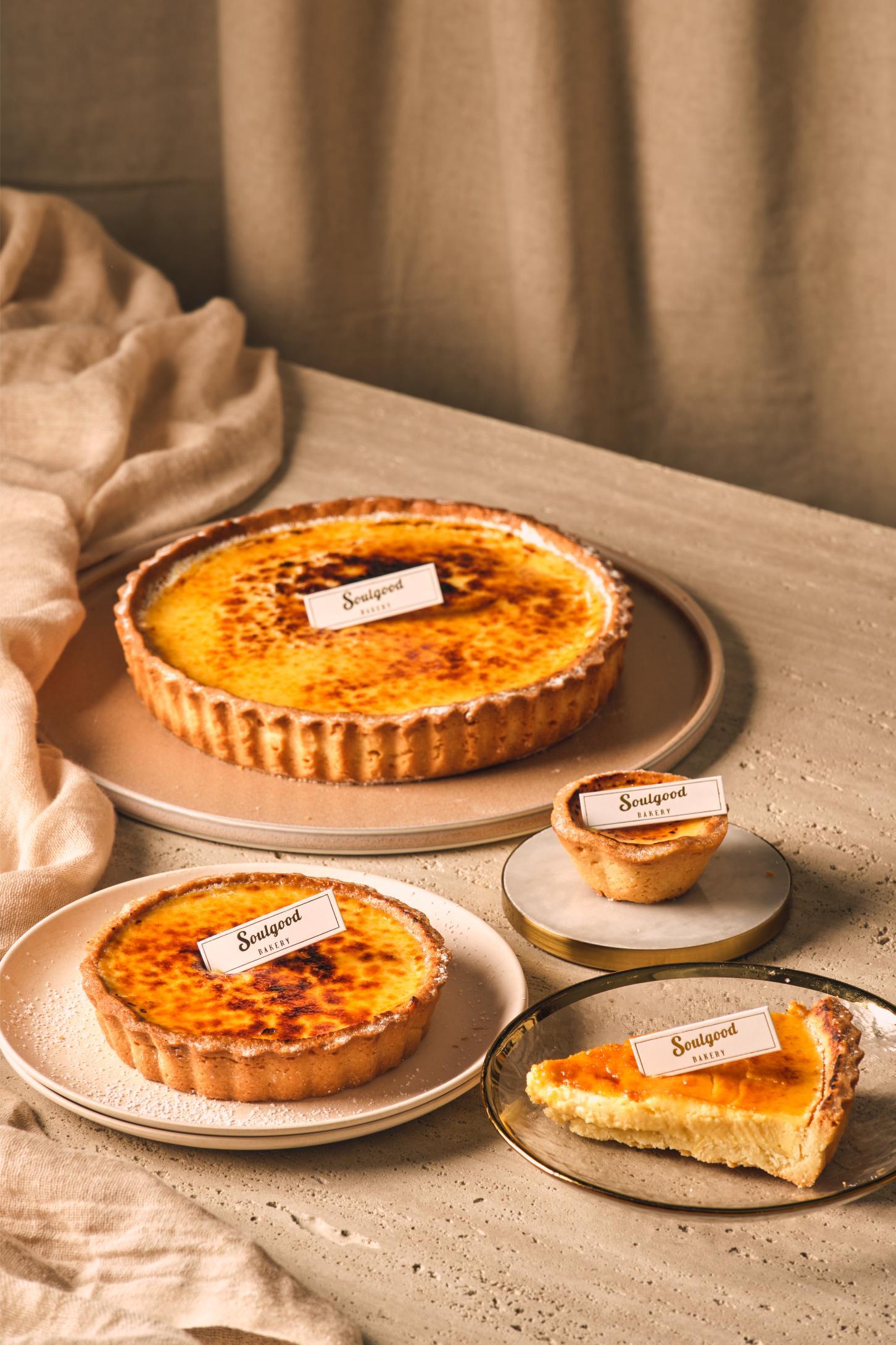 全新原味巴斯克芝士撻(3吋$28;5吋$238;6吋$328;8吋$428)