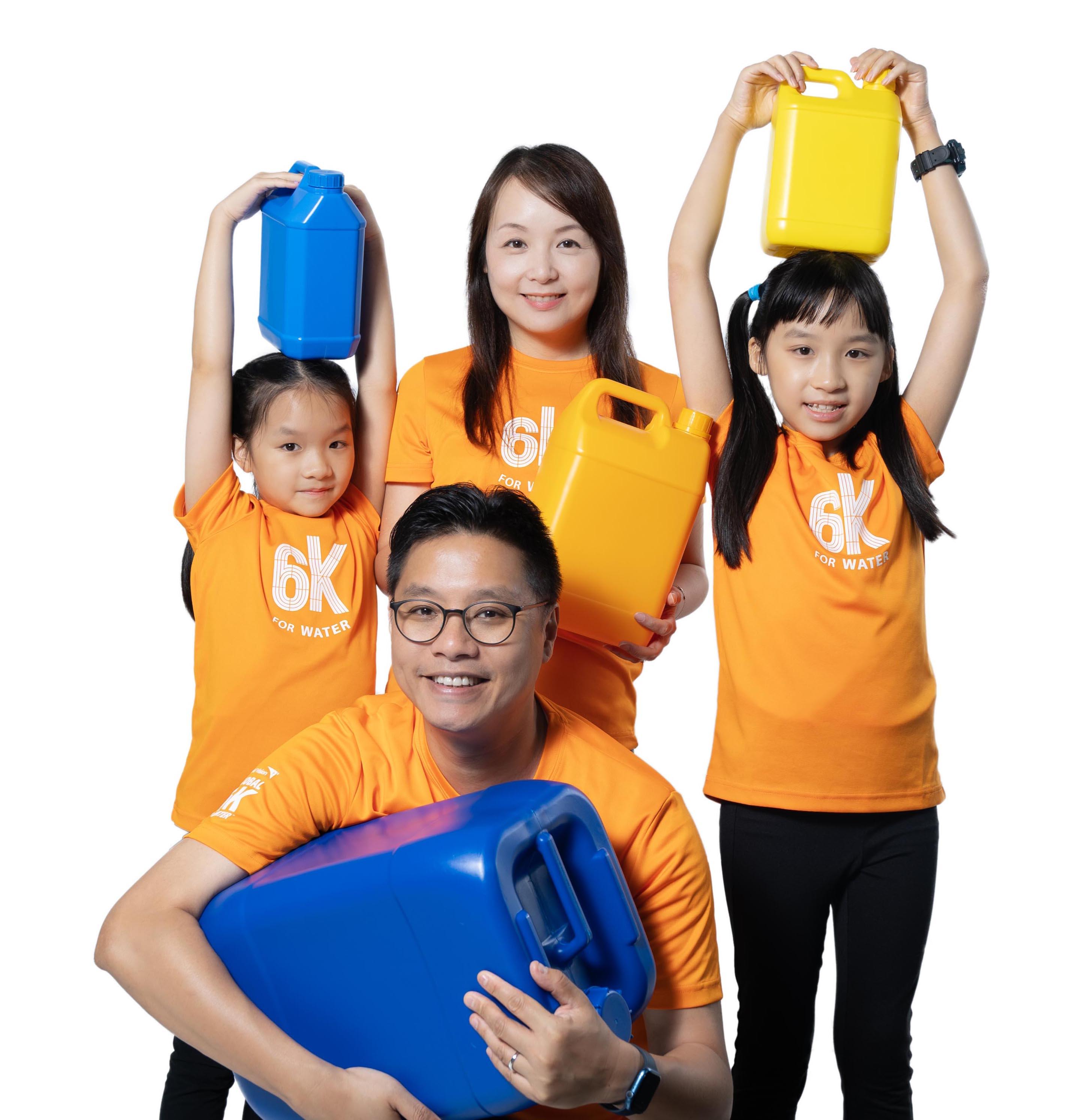 劉偉恒將與太太及仔女,出席《Global 6K for Water》活動,身教他們「幫助人是最大恩典」。