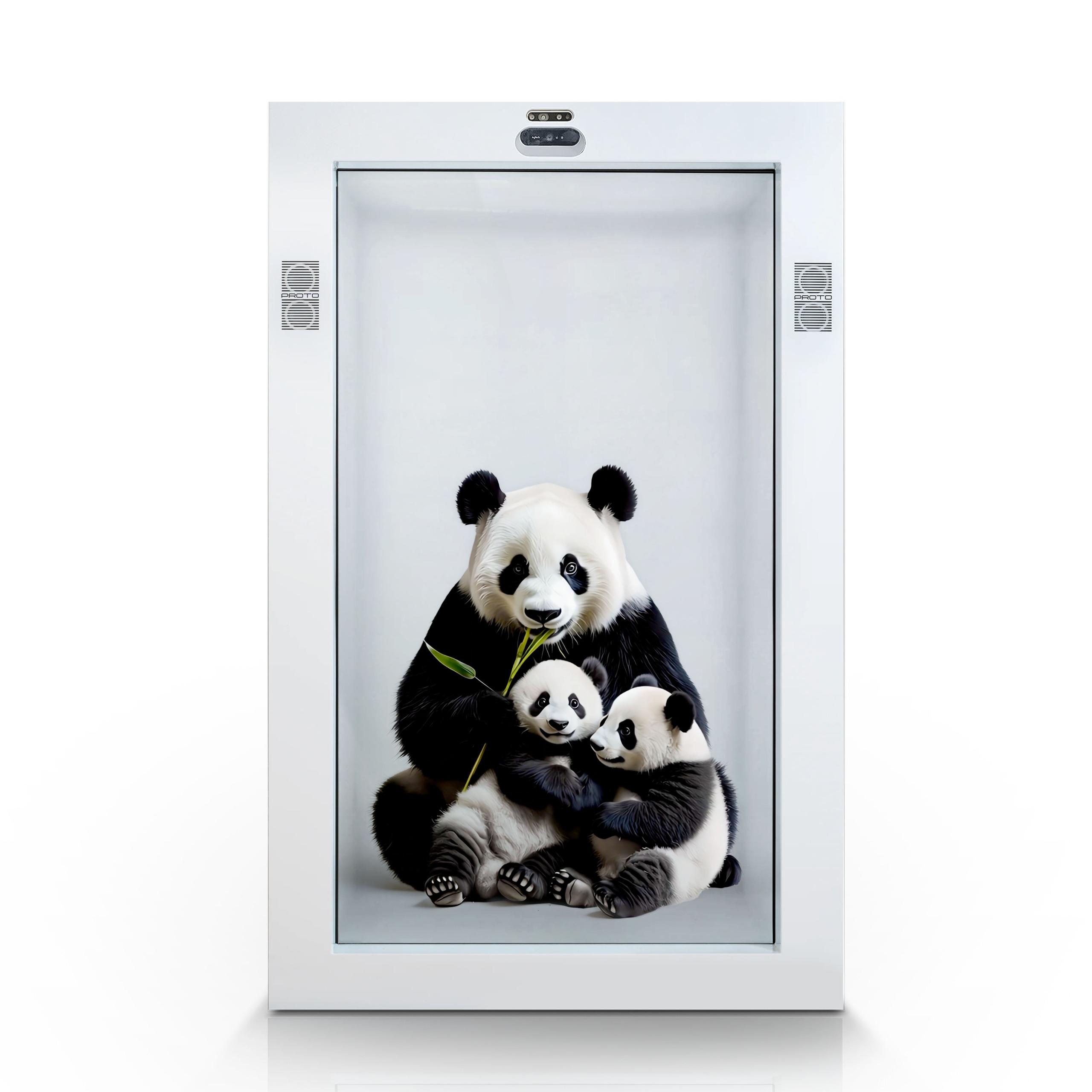 本地科技公司NDN Group更會以立體全息投影技術投影1:1大的成年大熊貓連同一對熊貓BB,讓參觀者可以與牠們近距離觀賞及拍照。展覽期後,巨型大熊貓紙藝作品會送到一眾參與學校及美心食品廠繼續展出,將「升級再造」及保育信息傳播給更多市民。